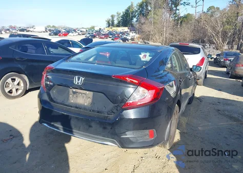 2020 Honda Civic Lx from USA, damaged, VIN 19XFC2F69LE020364